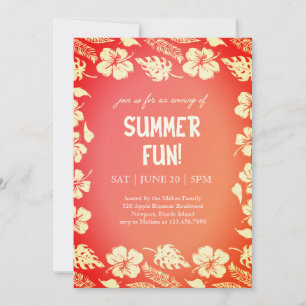 Gute Vibes & Sonnenschein Sommerparty Einladung