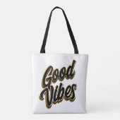 Gute Vibes Tasche (Rückseite)