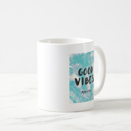 Gute Vibes Tasse (VorderseiteRechts)