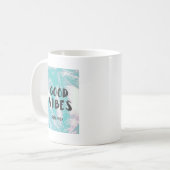 Gute Vibes Tasse (Vorderseite Links)