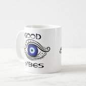 GUTE VIBES TASSE (Vorderseite Links)