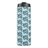 Gute Vibes Thermalbecher Thermosbecher (Vorderseite)