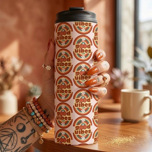 Gute Vibes Thermosbecher