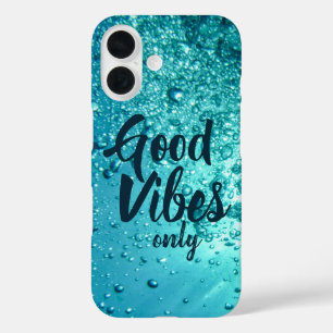 Gute Vibes und Cooles blaues Wasser iPhone 16 Hülle