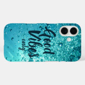 Gute Vibes und Cooles blaues Wasser Case-Mate iPhone Hülle (Rückseite (Horizontal))