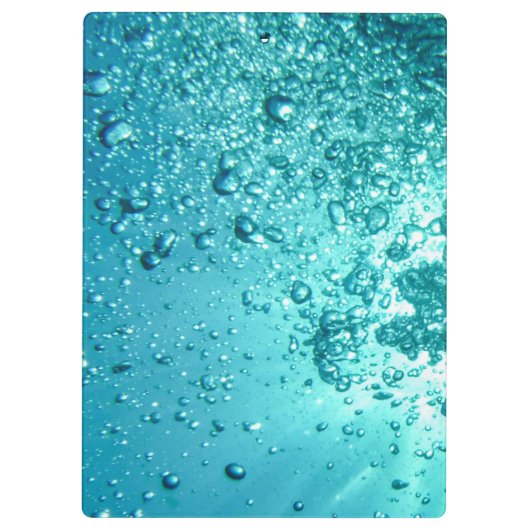 Gute Vibes und Cooles blaues Wasser Klemmbrett (Rückseite)