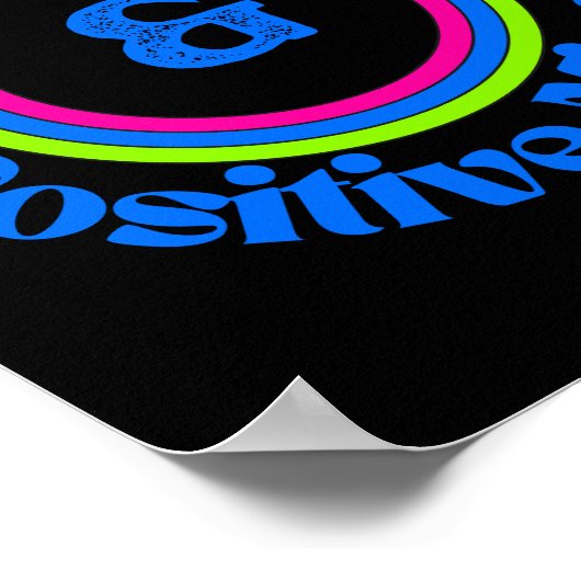 Gute Vibes und positive Minds Poster (Ecke)