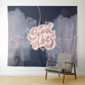 Gute Vibes Wandteppich (Beispiel (Horizontal))