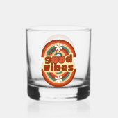 Gute Vibes Whiskyglas (Vorderseite)