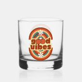 Gute Vibes Whiskyglas (Rückseite)