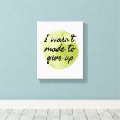 gute vibes zitiert für die Selbstachtung und Selbs Leinwanddruck (Insitu (Holzboden))