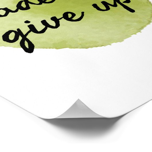 gute vibes zitiert für die Selbstachtung und Selbs Poster (Ecke)