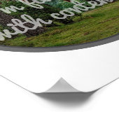 gute vibes zitiert über das Leben als Inspiration Poster (Ecke)