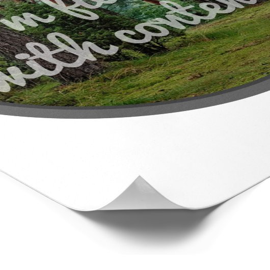 gute vibes zitiert über das Leben als Inspiration Poster (Ecke)