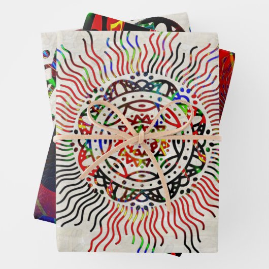 Gute Vibrationen Geschenkpapier Set (Beispiel)