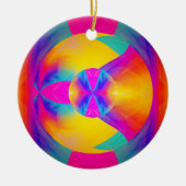 Gute Vibrationen Keramikornament (Vorne)