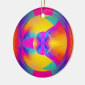 Gute Vibrationen Keramikornament (Links)