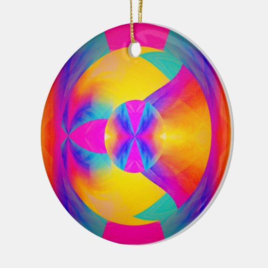 Gute Vibrationen Keramikornament (Links)