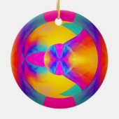 Gute Vibrationen Keramikornament (Hinten)