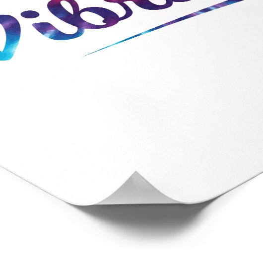 Gute Vibrationen Poster (Ecke)