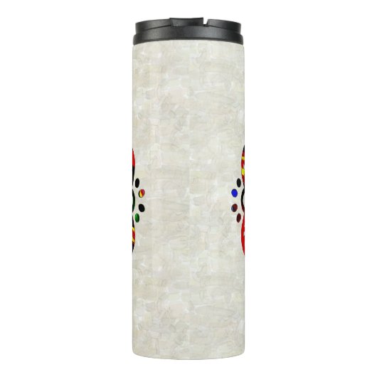 Gute Vibrationen Thermosbecher (Rückseite)