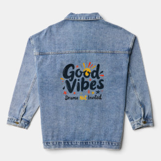 Gute Vibs Jeansjacke