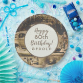 Gute Vintage 80 Jahre Pappteller (Party)