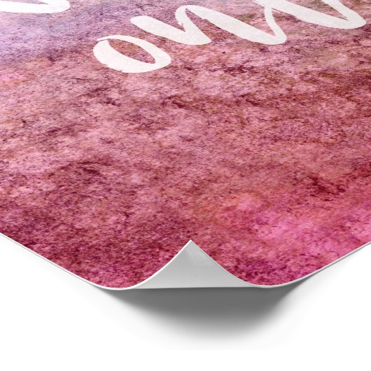 Gute Visionen nur Zitat Poster Wand Kunst (Ecke)