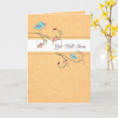 Gute Vögel, religiös Karte (Gelbe Blume)