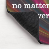 Güte wächst mit erinnerndem jedem süßer mousepad (Ecke)
