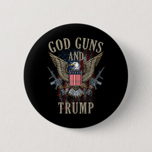 Güte Waffen und Trump 2. Änderungsflagge Ar15 Amer Button