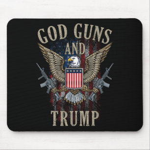 Güte Waffen und Trump 2. Änderungsflagge Ar15 Amer Mousepad