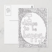 gute Wahl Postkarte (Vorne/Hinten)