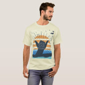 Gute Waves heute Cooles Surfer-Design T-Shirt (Vorne ganz)