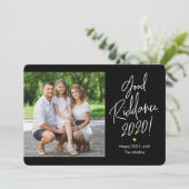 Gute Weihnachtsfotokarten Feiertagskarte (Stehend Vorderseite)