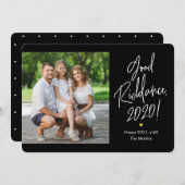 Gute Weihnachtsfotokarten Feiertagskarte (Vorne/Hinten)