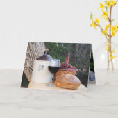 GUTE WEINKARTE KARTE (Gelbe Blume)