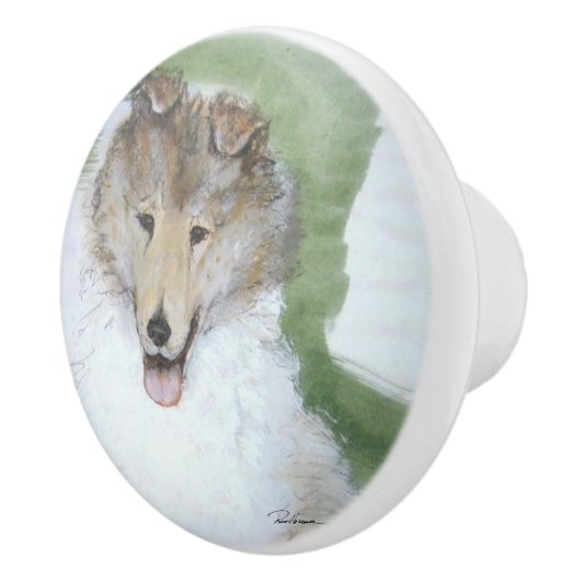 Gute Welpe! Keramikknauf (Rechts)