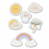 Gute Wetterbilder Aufkleber (Vorderseite)