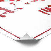 Gute Winterferien Poster (Ecke)