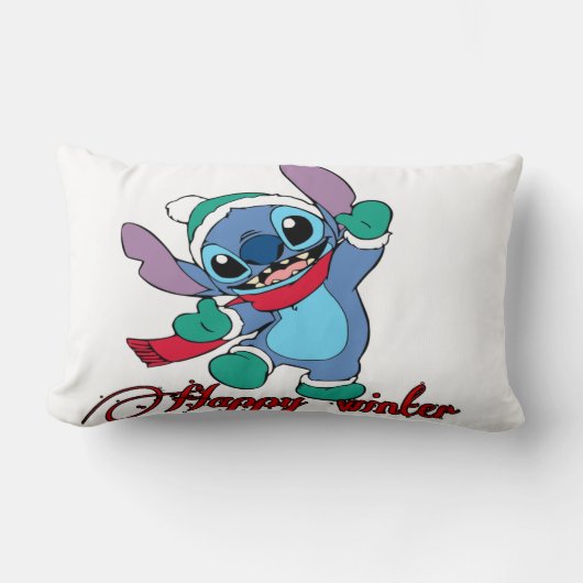 Gute Wintersaison Lendenkissen (Vorderseite)