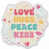 Gute Wünsche. Aufkleber (Vorderseite)