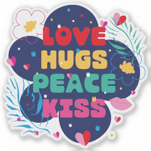 Gute Wünsche. Aufkleber (Vorderseite)