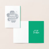 Gute Wünsche. Folienkarte (Anzeige)