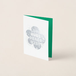 Gute Wünsche. Folienkarte