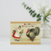 Gute Wünsche für den Tag des Erntedanks Postkarte (Stehend Vorderseite)