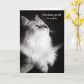 Gute Wünsche für die Cat Lovers Card Karte (Gelbe Blume)