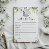 Gute Wünsche für eine geschlechtsneutrale Elefante Einladung