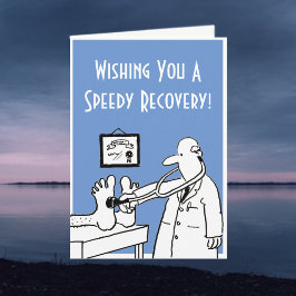 Gute Wünsche für eine schnelle Erholung Karte