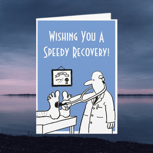 Gute Wünsche für eine schnelle Erholung Karte